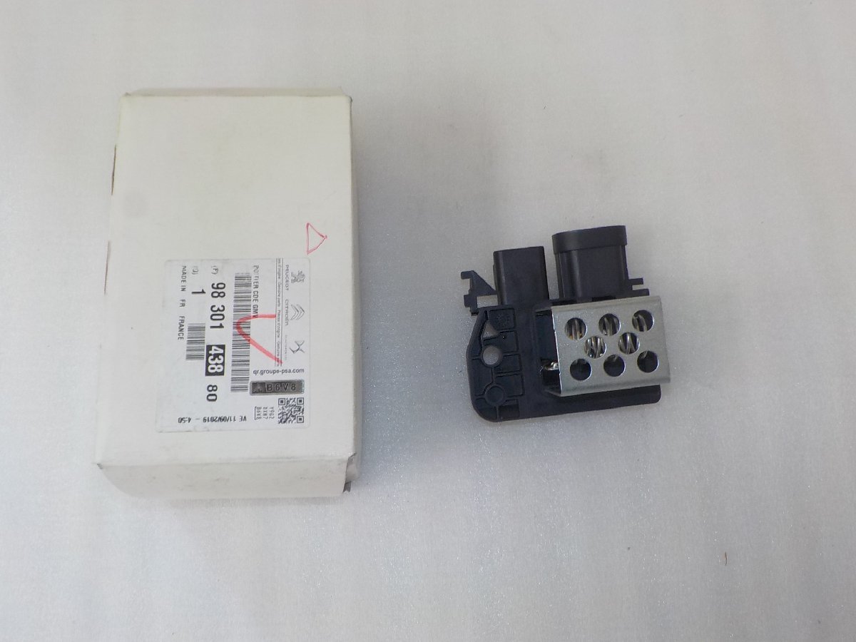 【 PEUGEOT プジョー 】 プジョー 純正 ブロアーコントロールユニット / ヒーターレジスター 98 301 438 80 ※ 長期在庫 未使用品拍卖