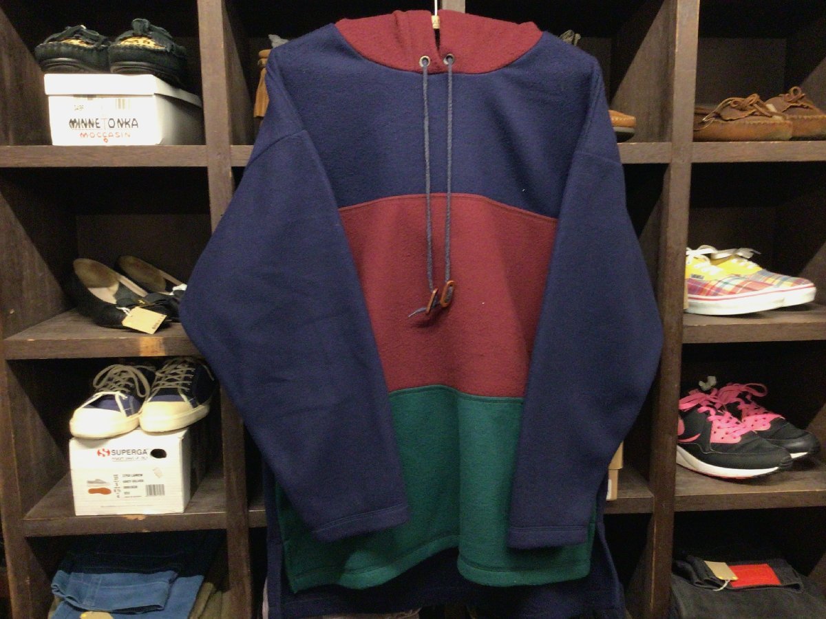 90‘S MADE IN USA NECESSARY OBJECTS FLEECE HOODIE PARKA SIZE M アメリカ製 ネセサリー オブジェクト フーディー パーカー拍卖