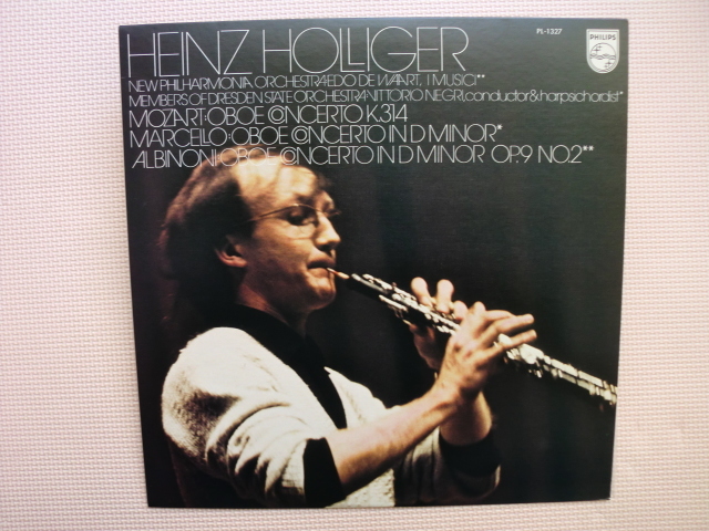 *【LP】【V.A】ハインツ・ホリガー(オーボエ)/モーツァルト・マルチェルロ・アルビノーニ オーボエ協奏曲(PL-1327)(日本盤)拍卖