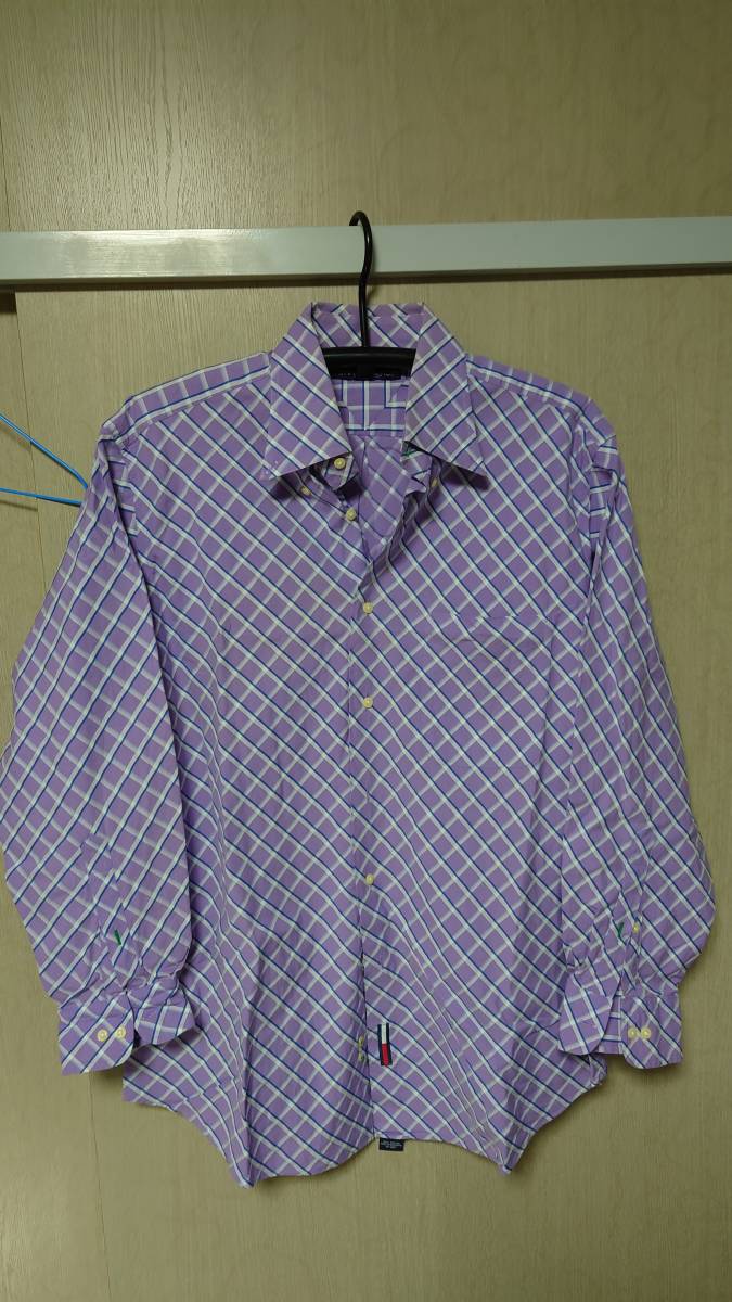 【古着】Tommy Hilfiger トミーヒルフィガー シャツ③ Lサイズ(32~33)拍卖