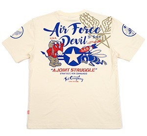 テッドマン/Tシャツ/ホワイト/M/TDSS-545/エフ商会/カミナリモータース拍卖