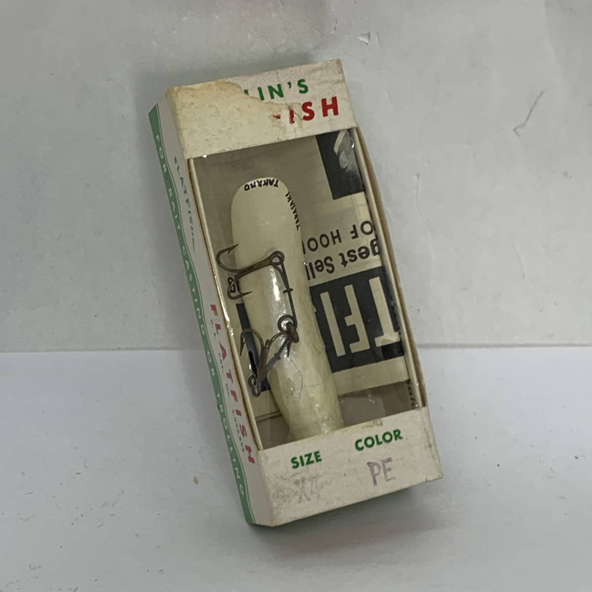 I-55131 ヘリン フラットフィッシュ X4 ウッド 塗装ヒビあり拍卖