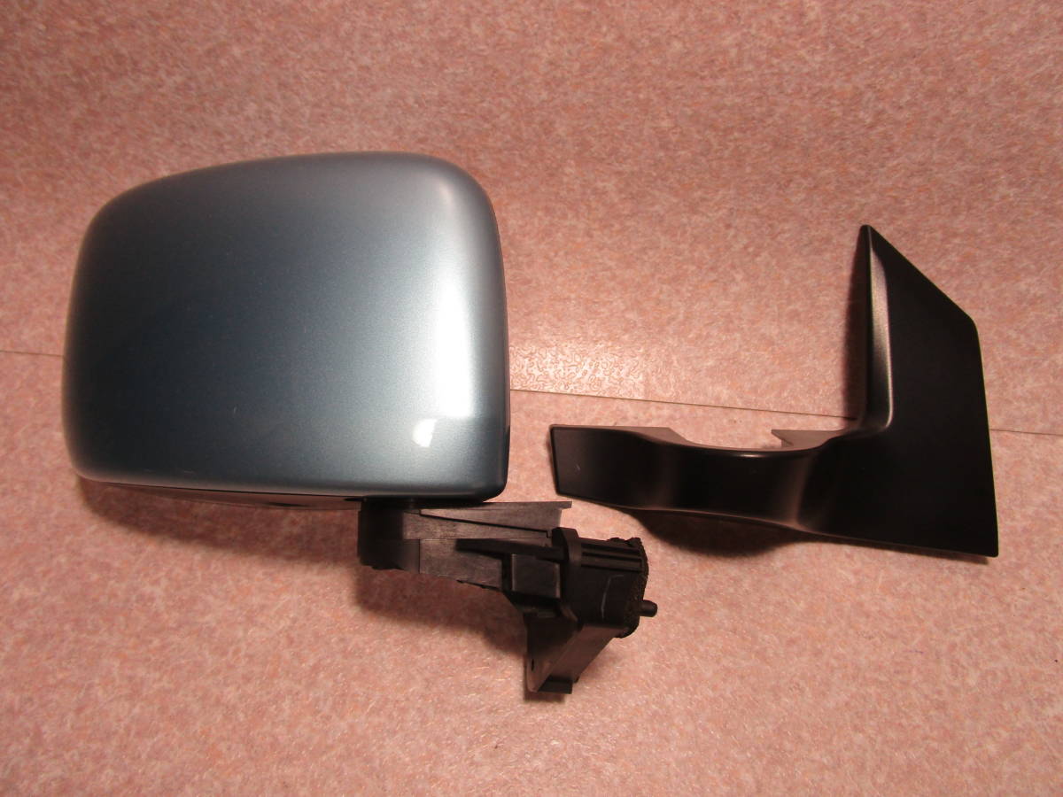 ワゴンR MH23S ドアミラー 右 電格 ZPS アクアペールブルーパールメタリック拍卖