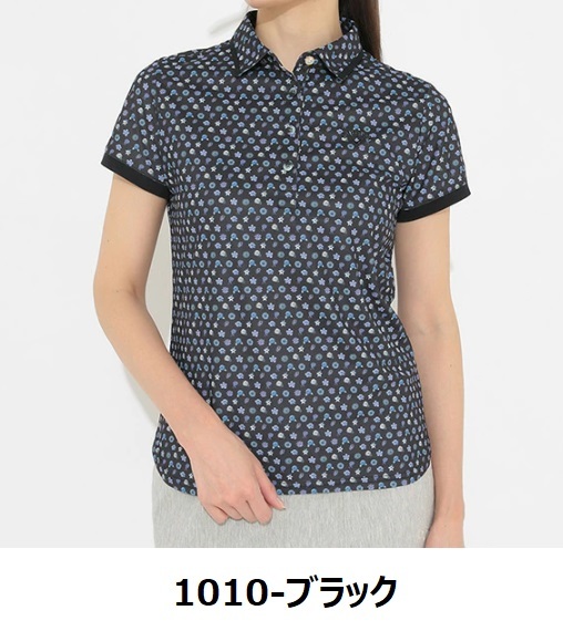 キャロウェイ 【Callaway】レディース 鹿の子 半袖ポロシャツ C22134208 S ブラック 【2392】 ★ネコポス対応★拍卖