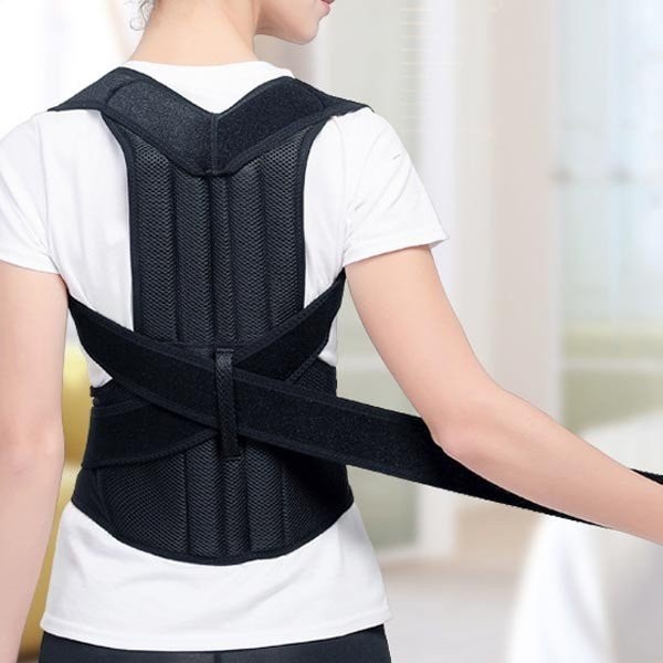 送料無料 背筋伸ばし 肩こり解消 歪み予防 腰サポート マジックベルト 調整可能 男女兼用拍卖