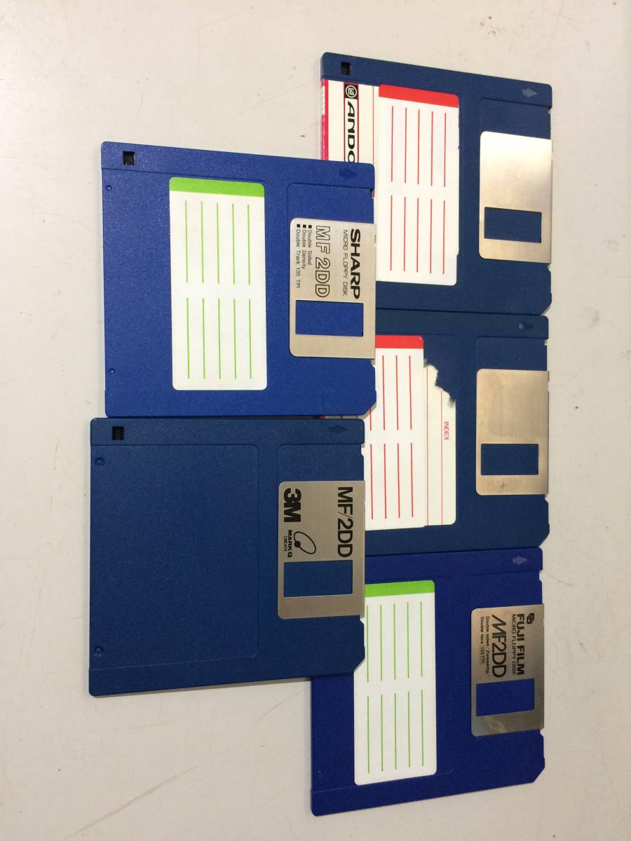 中古品 3.5インチ2DDフロッピーディスク 5枚 現状品①拍卖