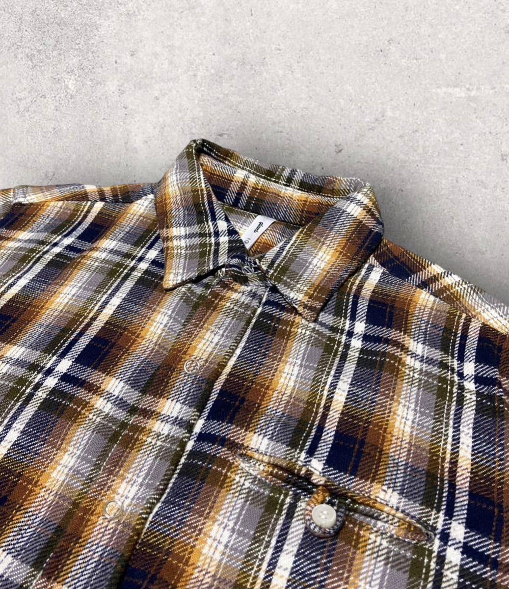 glamb グラム スナップボタン チェック ネルシャツ★2サイズ 日本製★拍卖