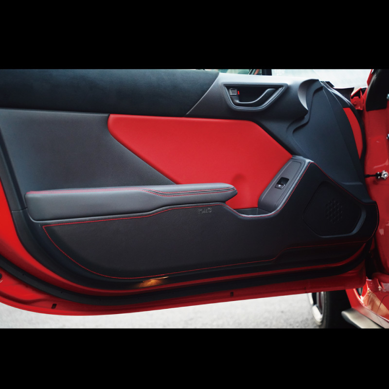 トムス トヨタ GR86 ドアキック プロテクター ホワイトステッチ 08471-TZN80 ドア傷つき防止 インテリア ZN8 TOM'S拍卖