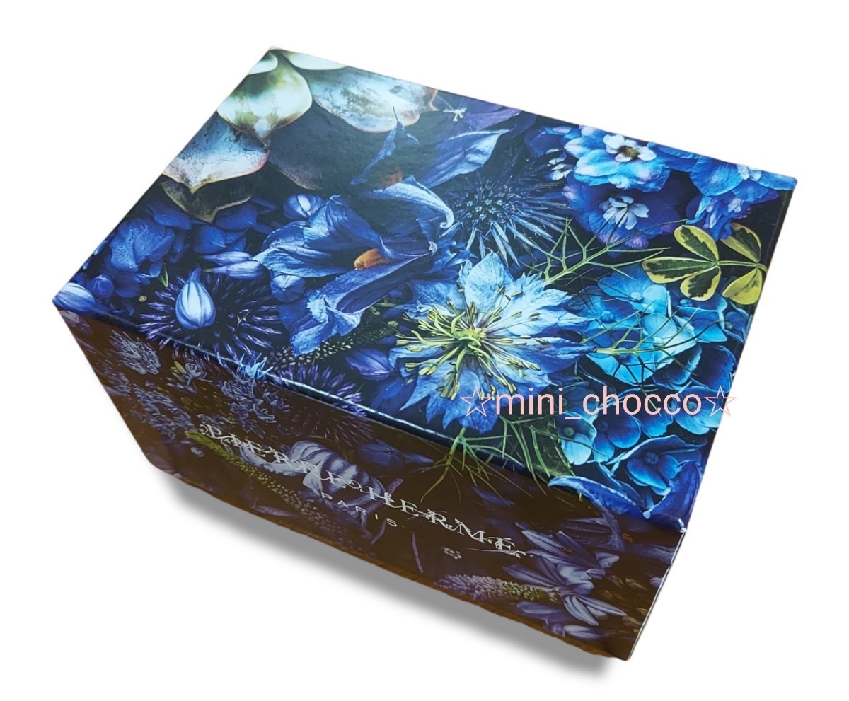 ☆ピエール・エルメ マカロン 空き箱 ブルー系☆送料290円~☆PIERRE HERM 空 箱 BOX☆小物入れ 可愛い ケース ラッピング ボックス 青 ②拍卖