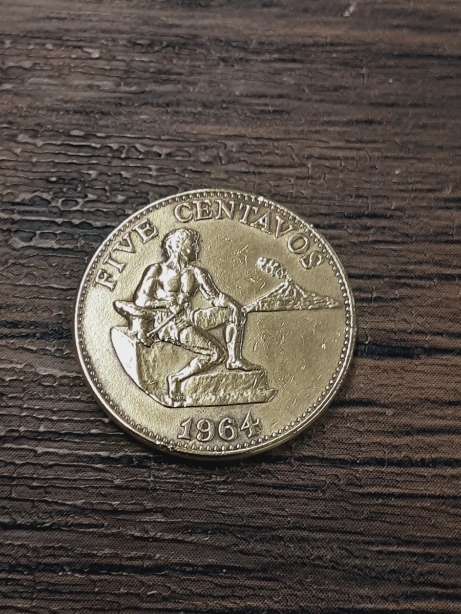 アンティークコイン フィリピン 1964年 5センタボ硬貨 F5C0318拍卖