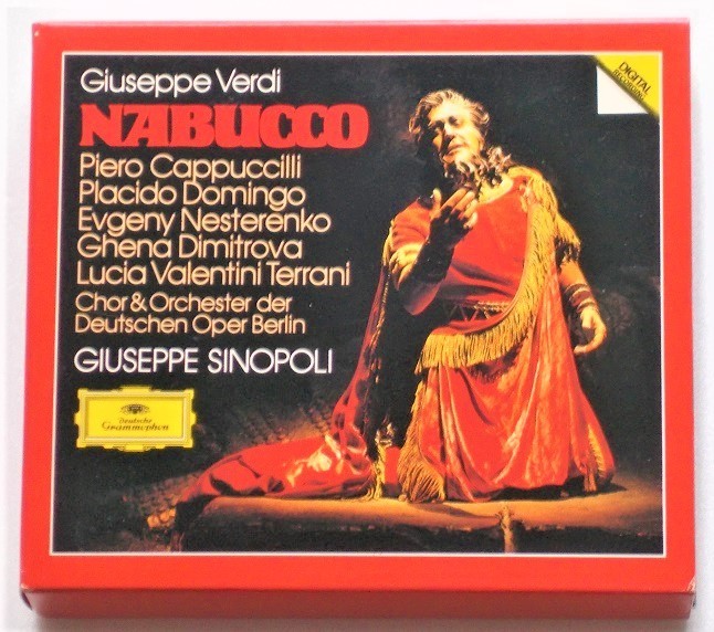 CD〇ヴェルディ:ナブッコ(日本盤)/ピエロ・カップッチルリ、プラシド・ドミンゴ ジュゼッペ・シノーポリ指揮ベルリンドイツオペラ拍卖