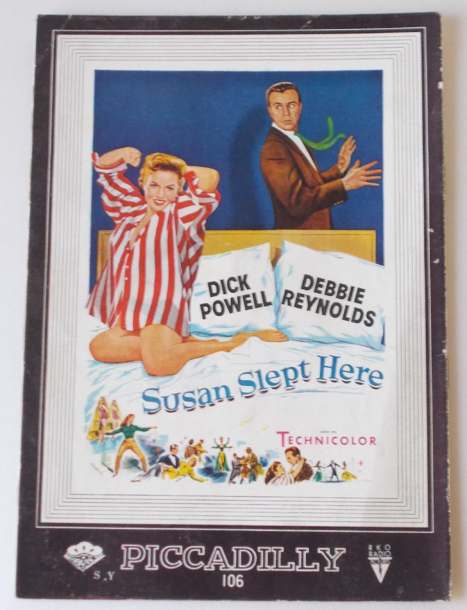 映画パンフレット□奥様は芳紀十七才/ディック・ポウエル、デビー・レイノルズ、アン・フランシス拍卖