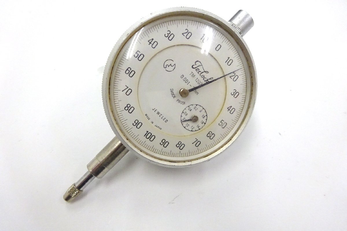 TECLOCK ダイヤルゲージ TM1202 0.001mm×2mm 送料無料拍卖