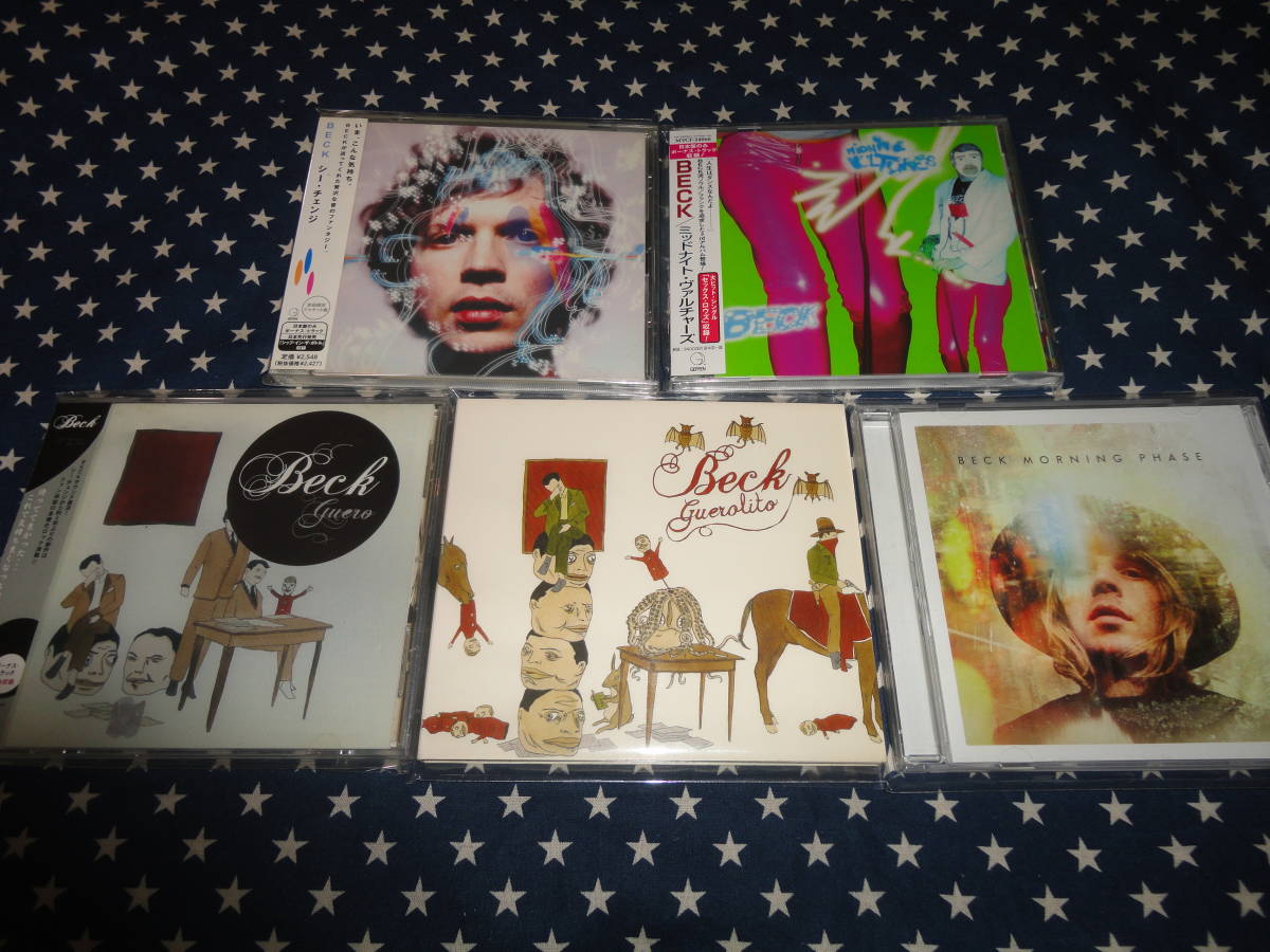 BECK『GUEROLITO』『MORNING PHASE』などAL.5枚セット 初回盤拍卖
