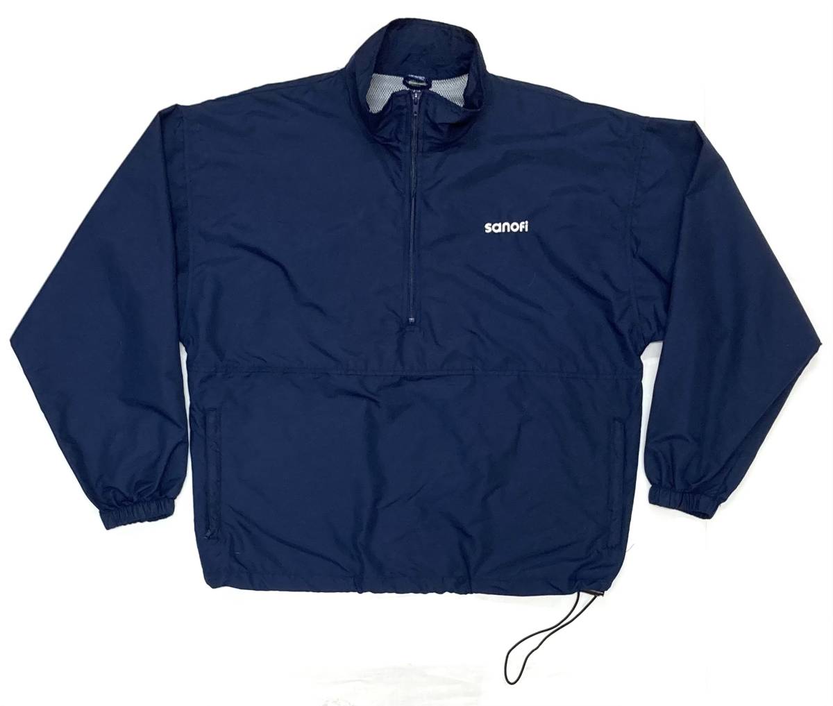 90s LANDS’END ランズエンド ナイロン プルオーバー 紺 M 企業拍卖