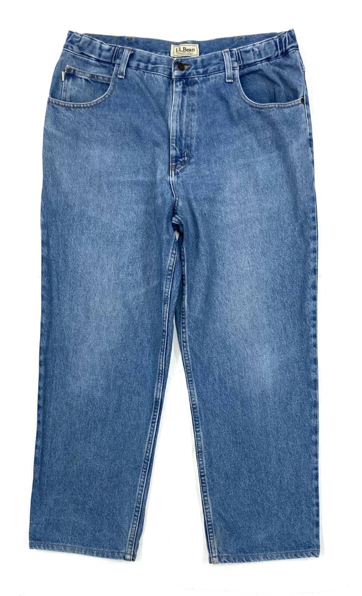 90〜00s LL Bean COMFORT WAIST デニムパンツ W36 LLビーン ウエスト ゴム拍卖