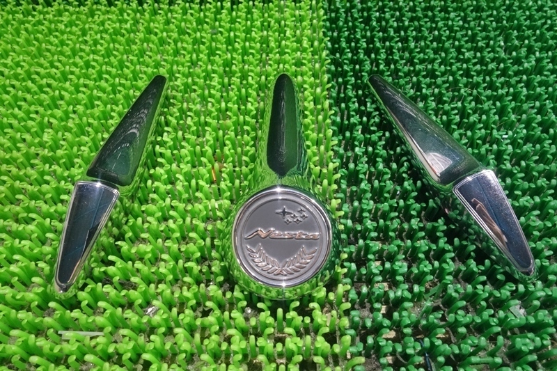 『psi』 希少! 美品! RA1 RA2 プレオネスタ 純正オプション ボンネットマスコット フロントマスコット & フードサイドマーカー拍卖