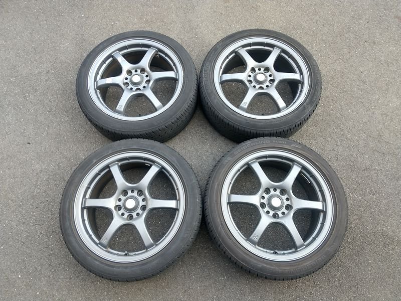 『psi』 RAYS G/L 57maximum 17インチ × 7.0JJ +43 5穴 PCD114.3 アルミホイール & SEIBERLING SL201 215/45R17 ラジアルタイヤ4本セット拍卖