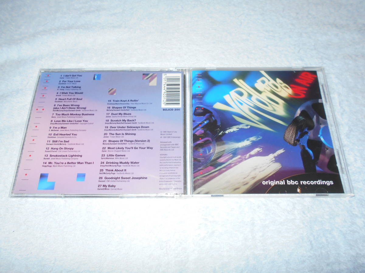 YARDBIRDS /英国国営放送ライヴ音源/英盤オリジナル・ジャケ/ファミリーツリー掲載/ ヤードバーズ拍卖