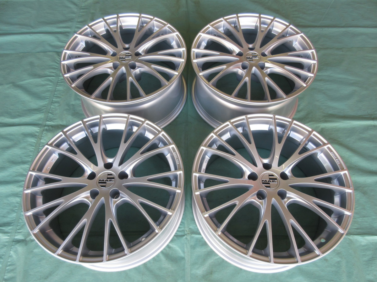 新品4本ホイールのみ MAK RENNEN(レネン) シルバー 20インチ (5H/130) ポルシェ・カイエン拍卖