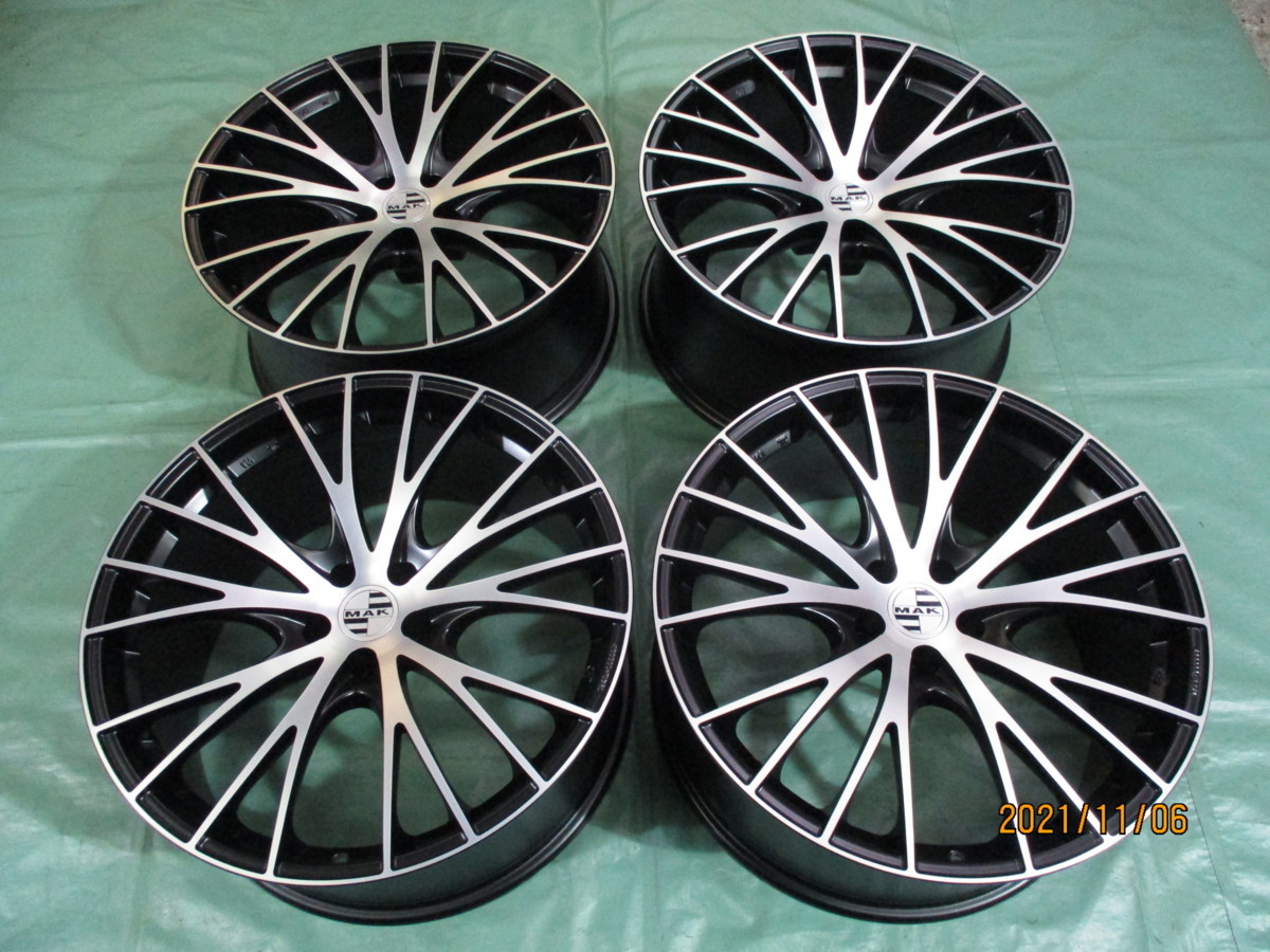 新品 MAK RENNEN(レネン) アイスブラック&ミシュラン パイロットスポーツ4S 235/40-19 295/35-19 ポルシェ・911(991) 4本セット拍卖