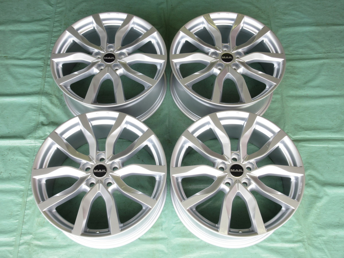新品 MAK HIGHLANDS(ハイランズ)シルバー&ブリヂストン DUELER H/Pスポーツ 255/50-19 レンジローバースポーツ(2005~2012) 4本セット拍卖