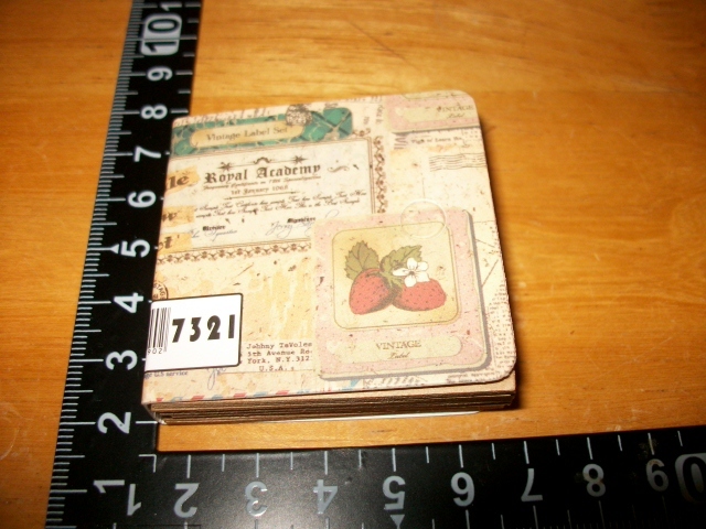 ●○ドール小物に 古書風の本(メモ帳)7◆豆本 ハンドメイド○●拍卖