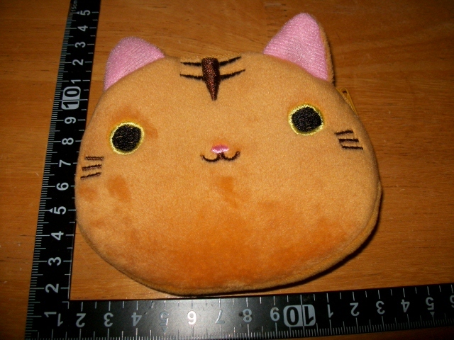 ●○ねこポーチ 茶虎猫◆財布 小物入れ ネコ チャトラ○●拍卖