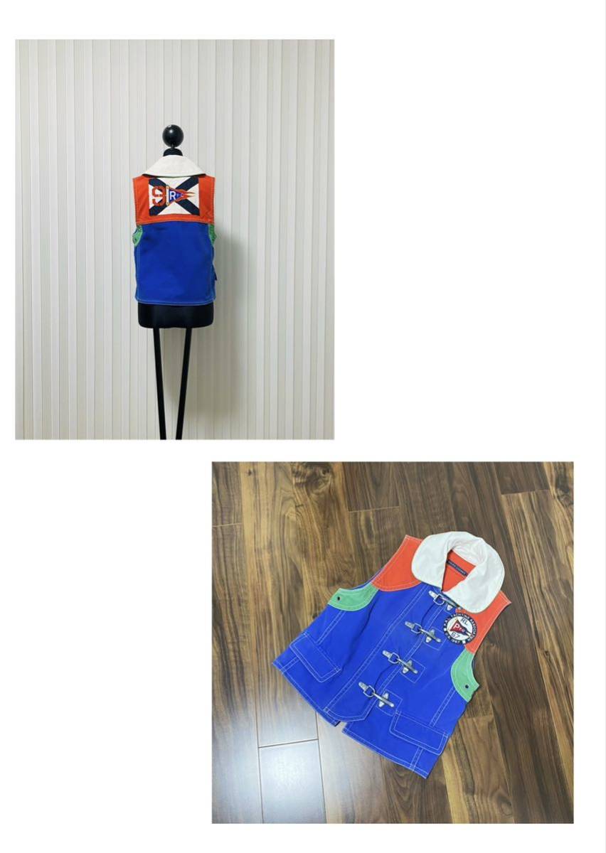 ラルフローレン ラルフ ベスト レディース ヨット バックプリント マリン レディース拍卖