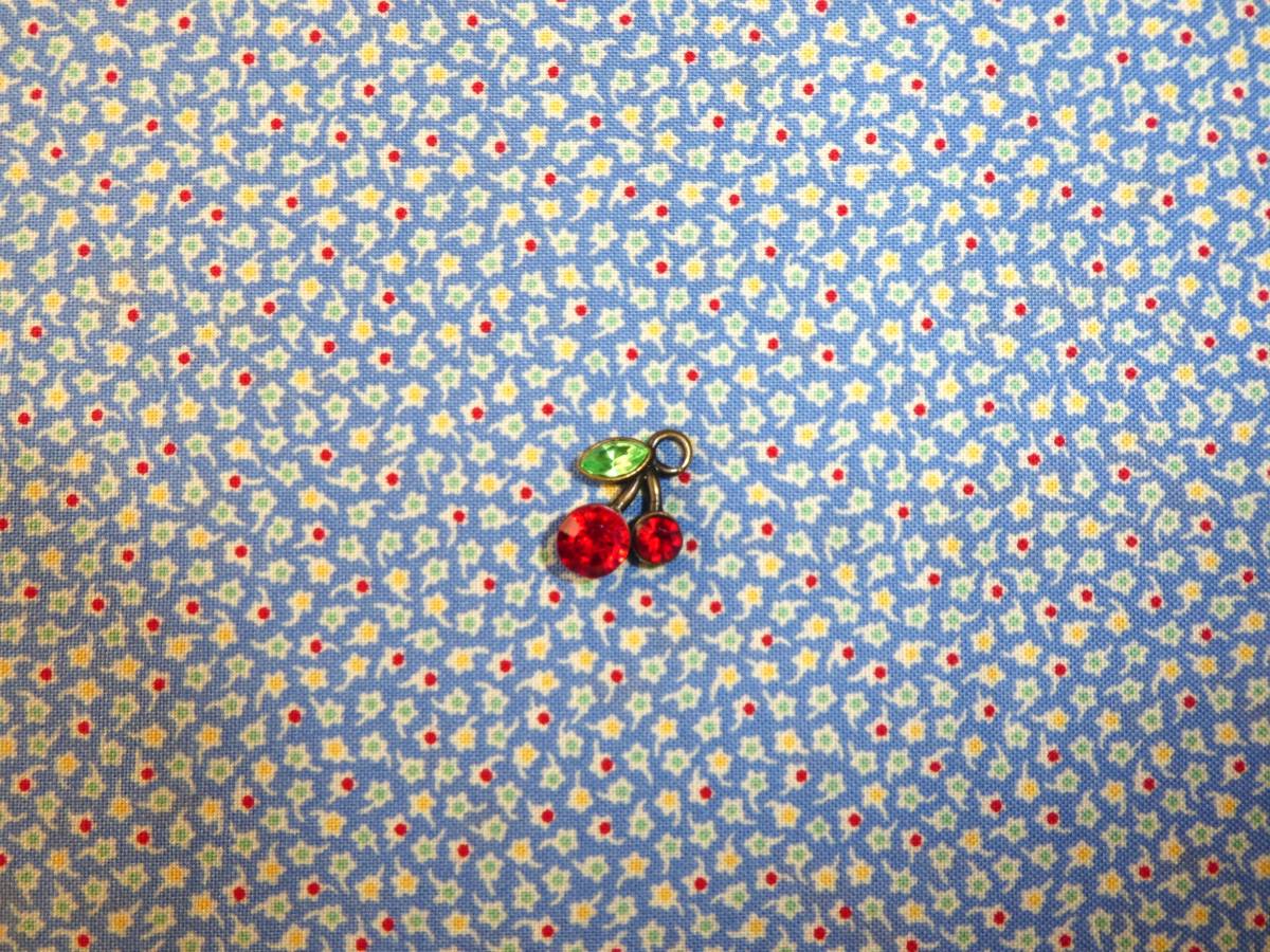 即決★USAレトロ30’s復刻ミニフラワーブルー★花レトロMarcus Brothers Aunt Grace拍卖