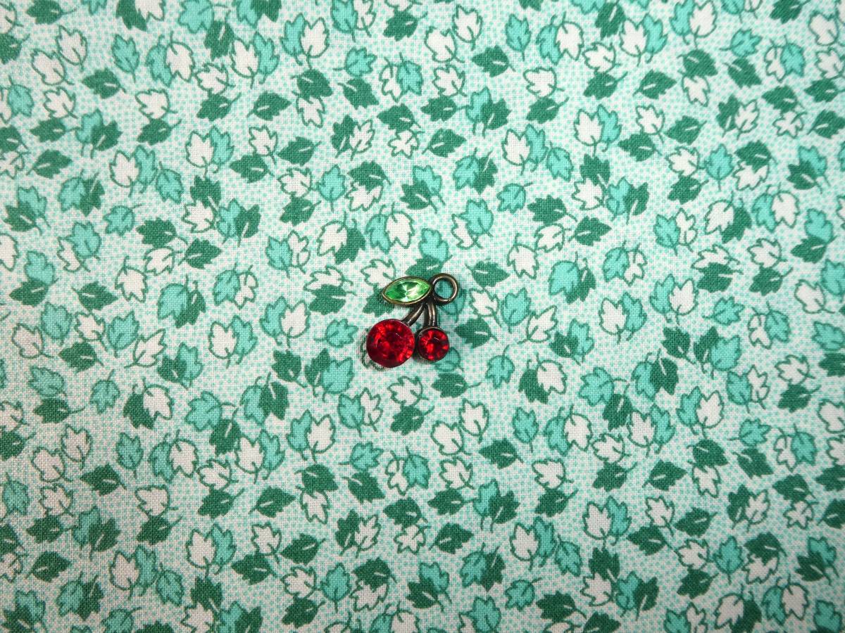 即決★USAレトロ30’s復刻リーフドットグリーン★レトロMarcus Chanteclaire Granny’s10th葉拍卖