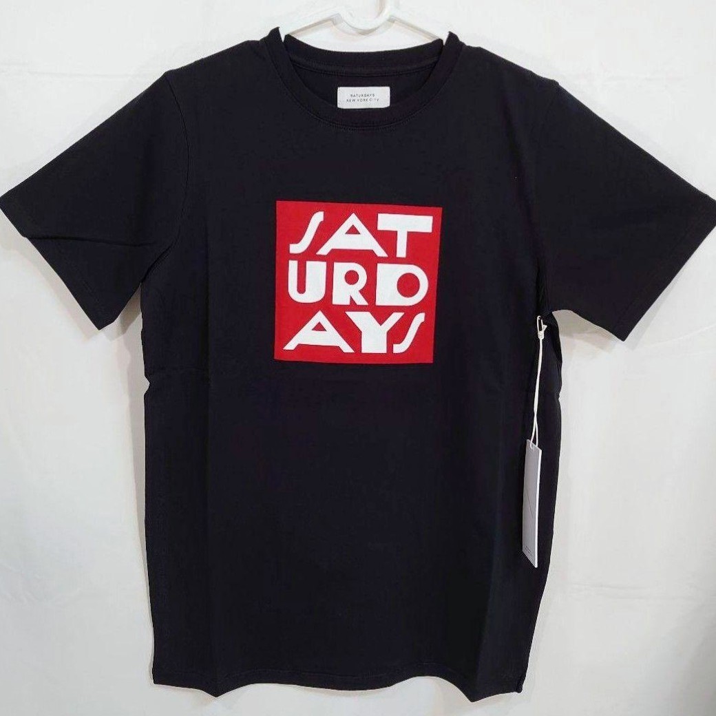 【XS】サタデーズニューヨークシティ 半袖Tシャツ Aperitif 黒拍卖