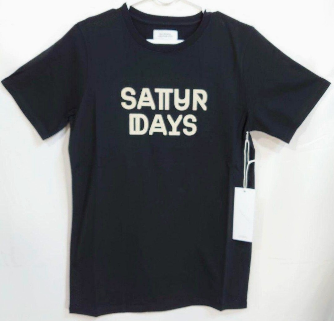 【S】サタデーズニューヨークシティ 半袖Tシャツ Deco Neus 黒拍卖