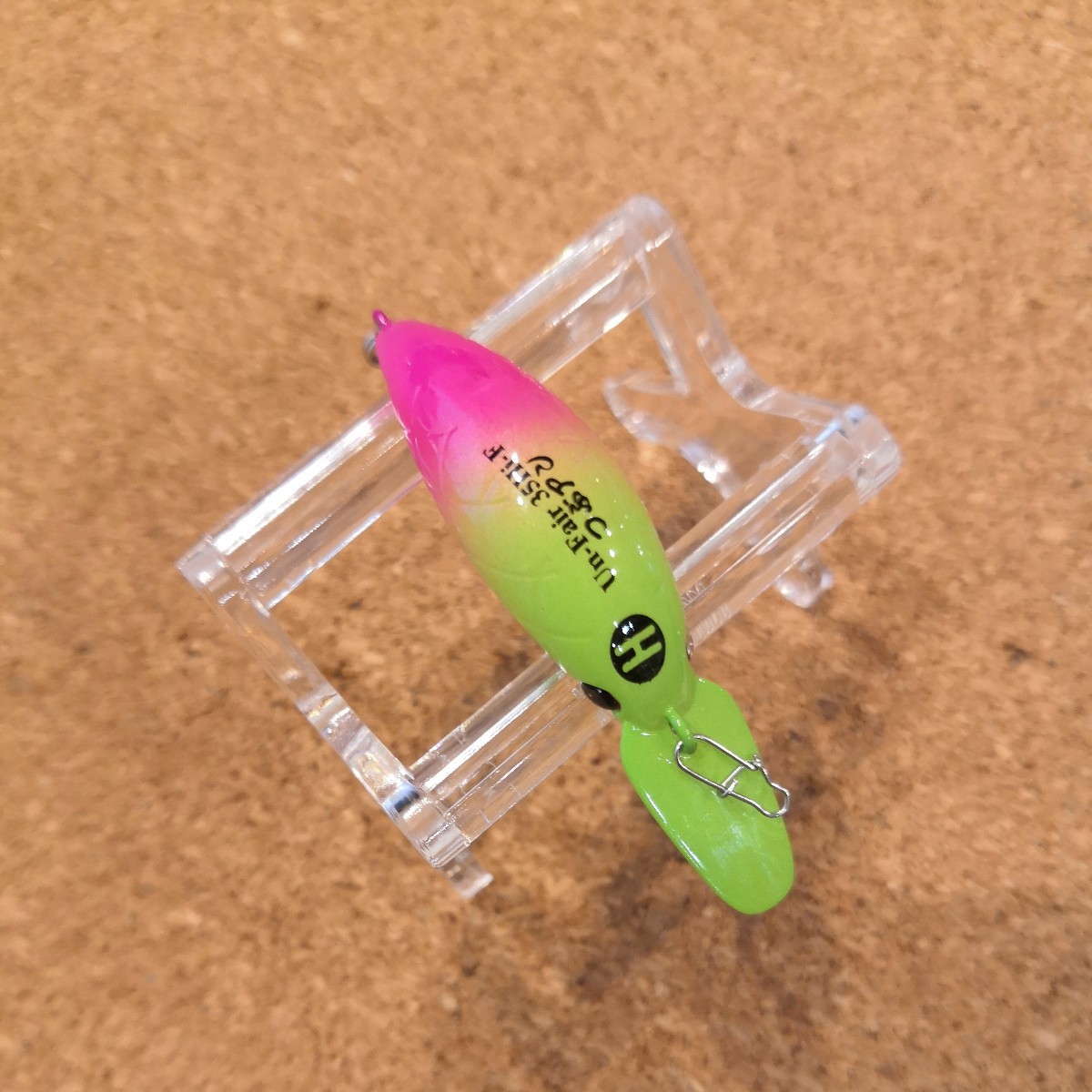 《美品A1023》ラッキークラフト つぶアン 35Hi-F みどぴぃ~の オリカラ拍卖