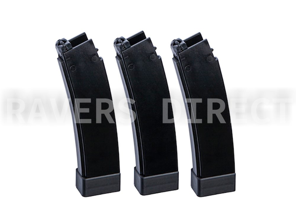 ASG CZ Scorpion EVO3シリーズ 対応 Mid-Cap 75rd Magazine BK 3 Pack / EVO EVO3 A1 SMG CARBINE B.E.T. ATEK ノーマル マガジン拍卖