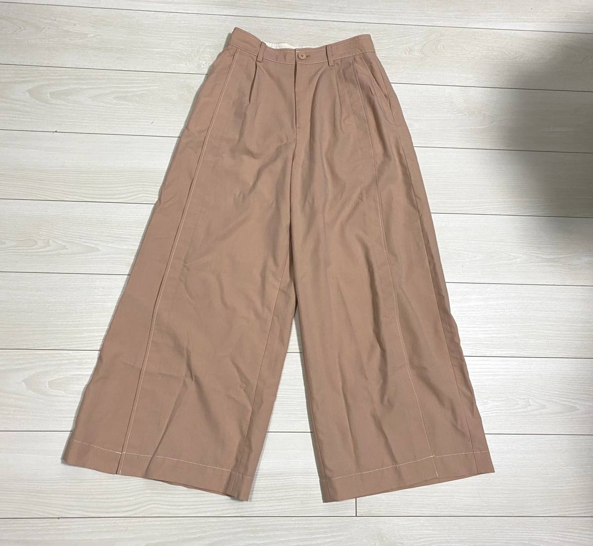 ★BEAMS HEART ビームスハート ワイドパンツ スリット サイズ1★拍卖