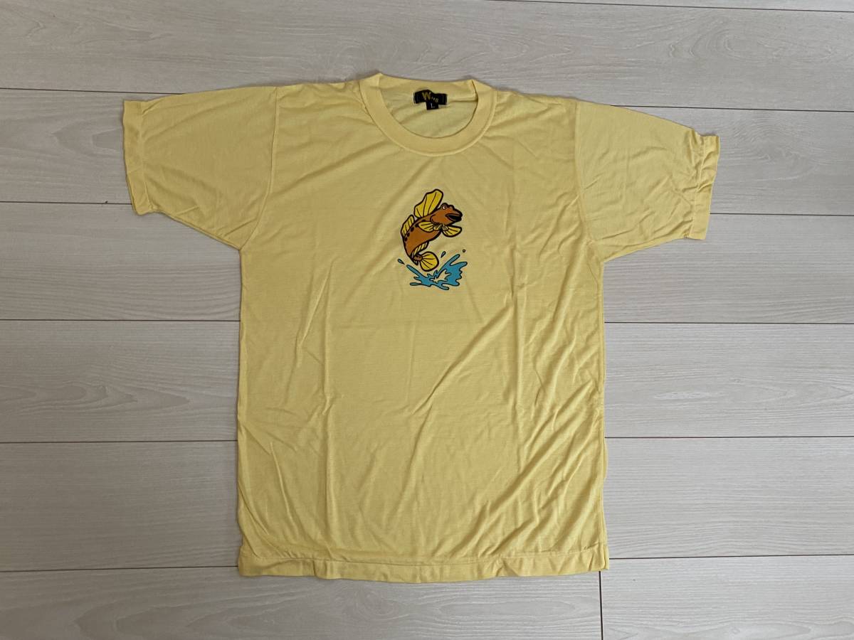 ★当時物 Wins ムツゴロウ プリント Tシャツ Lサイズ メンズ★拍卖