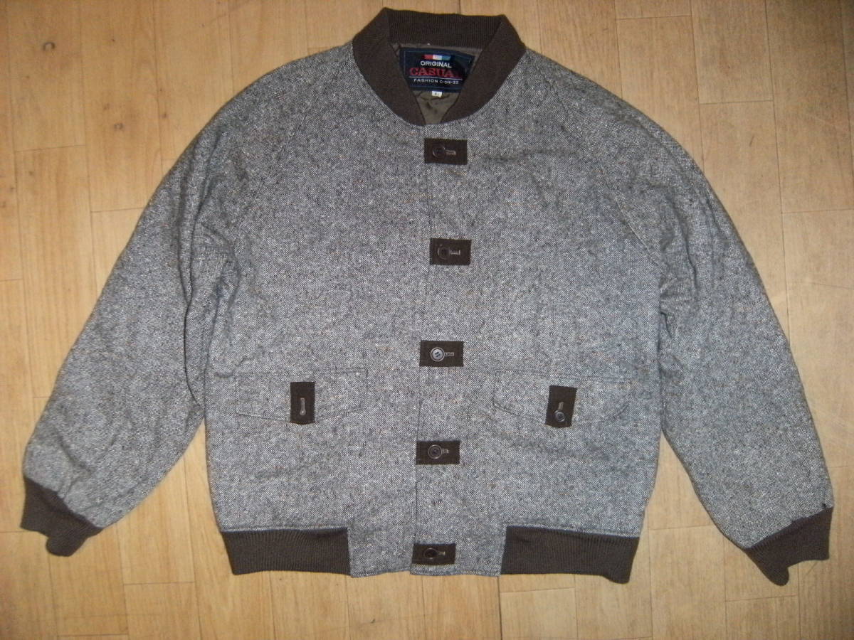 昭和レトロ 90年代 バブル全盛期★日本製 モータウン ボヘミアン ジャケット ジャンパー★旧車 ディスコ ヤンキー 不良 暴走族 紳士 ホスト拍卖