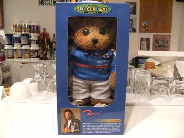 新品★昭和レトロ★90年代★限定★Jリーグ ラモス瑠偉 テディベア★SOCCER BEAR サッカー ベアー クマ★読売クラブ ヴェルディ 日本代表拍卖