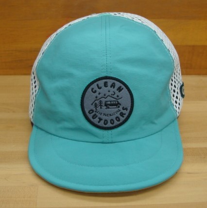 新品Clef (クレ) RB3652 BUM MESH CAP TURQUOISE・・CLEAN OUTDOORS (クリーンアウトドアーズ)シリーズ拍卖