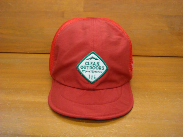 新品Clef (クレ) RB3640 ALL MOUNTAIN MESH B.CAP RED・・CLEAN OUTDOORS (クリーンアウトドアーズ)シリーズ拍卖