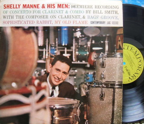 3枚で送料無【英Comtemporary/ Vogue】Shelly Manne/And His Men vol.6 Concerto For Clarinet & Combo (Charlie Mariano, etc)拍卖