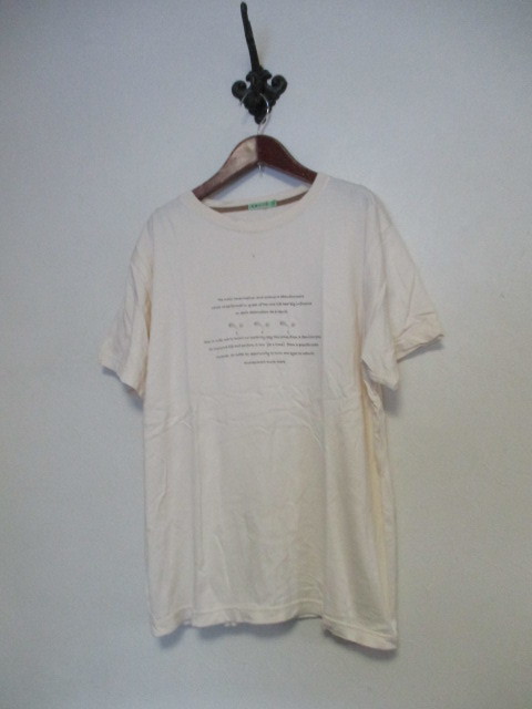 SMUTZ ベージュプリントTシャツ(USED)31523拍卖
