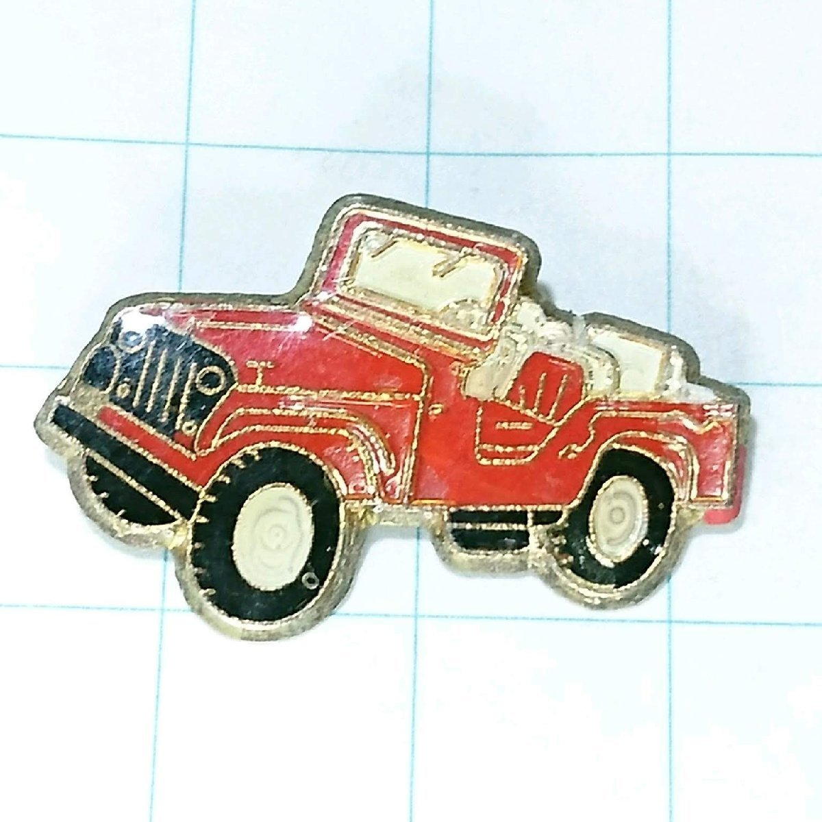 送料無料)レトロカー ジープ 自動車 ピンバッジ PINS ピンズ A15178拍卖