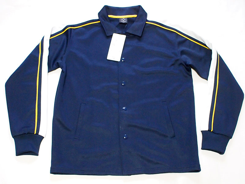 【150cm】子供 スポーツジャケット ジャージ ネイビー拍卖