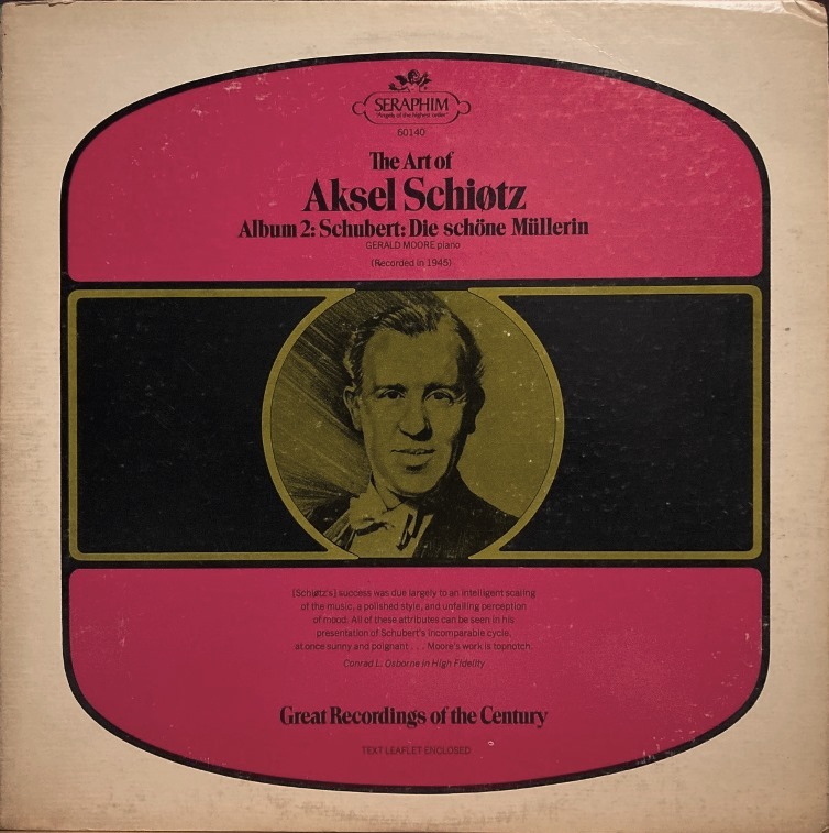 LP 米SERAPHIM(Angel) アクセル・シェッツ/ シューベルト「美しき水車小屋の娘」拍卖