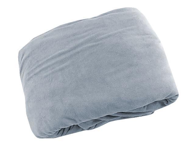 のびのびシーツ 綿100% タオル地 ファミリーサイズ 3人用 幅180x145x30cm グレイッシュブルー拍卖