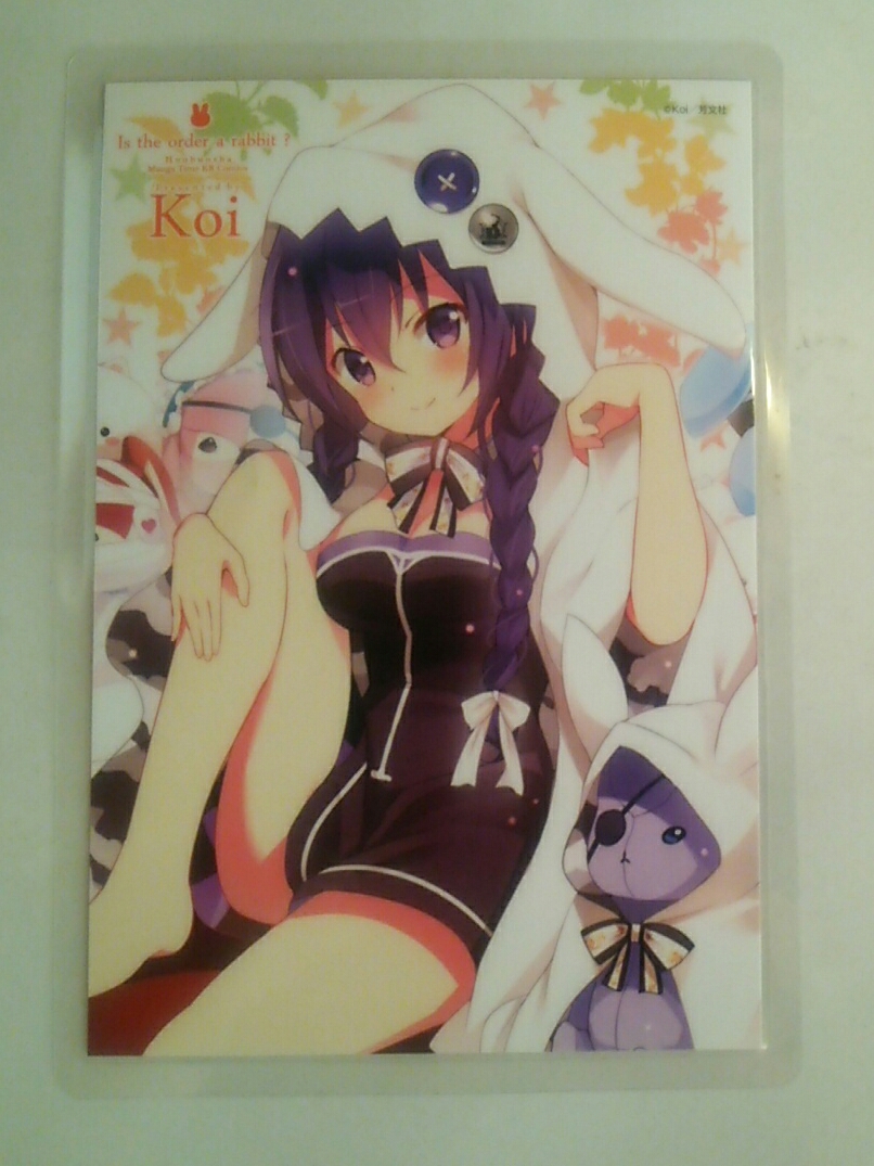♪『ご注文はうさぎですか?』♪WonderGOO♪ポストカード♪ラミネート加工済(説明欄必読)♪Koi♪拍卖