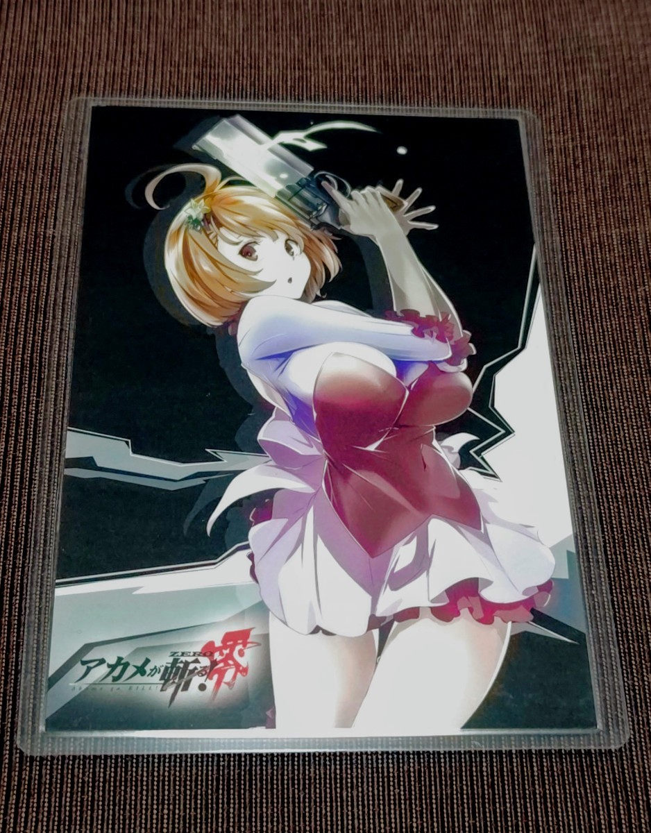 ♪『アカメが斬る!零』♪WonderGoo♪購入特典♪イラストカード♪ポストカード♪ラミネート加工済み(説明欄必読)♪拍卖