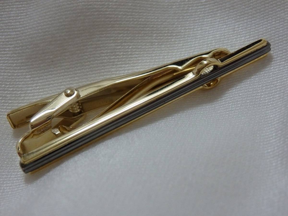 ランセル LANCEL ゴールド×シルバー ネクタイピン タイバー 未使用 激安!拍卖